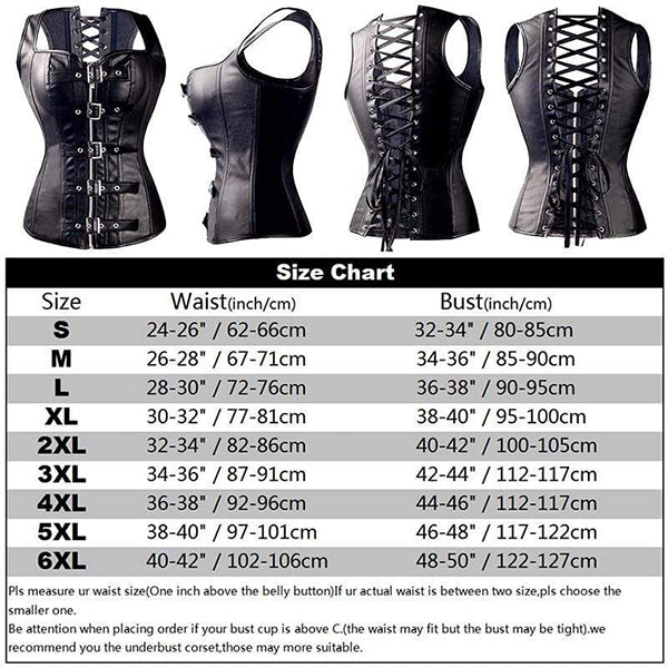 Gothic/Steampunk Steel Boned Waist Trainer Corset 12