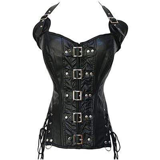 Gothic/Steampunk Steel Boned Waist Trainer Corset 11