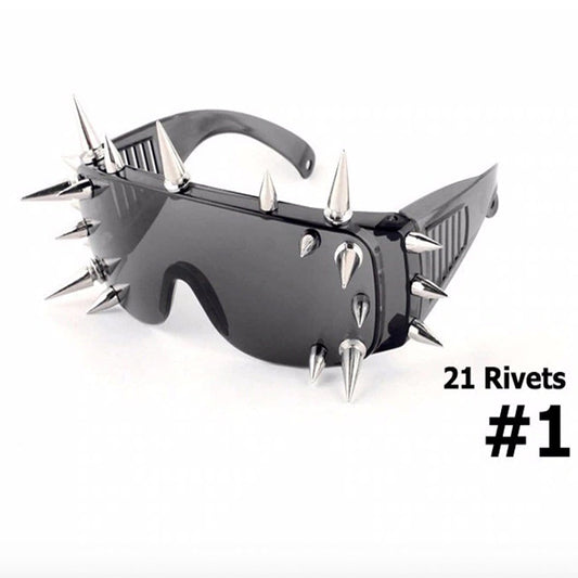 Gothic Rivet Punk Glasses