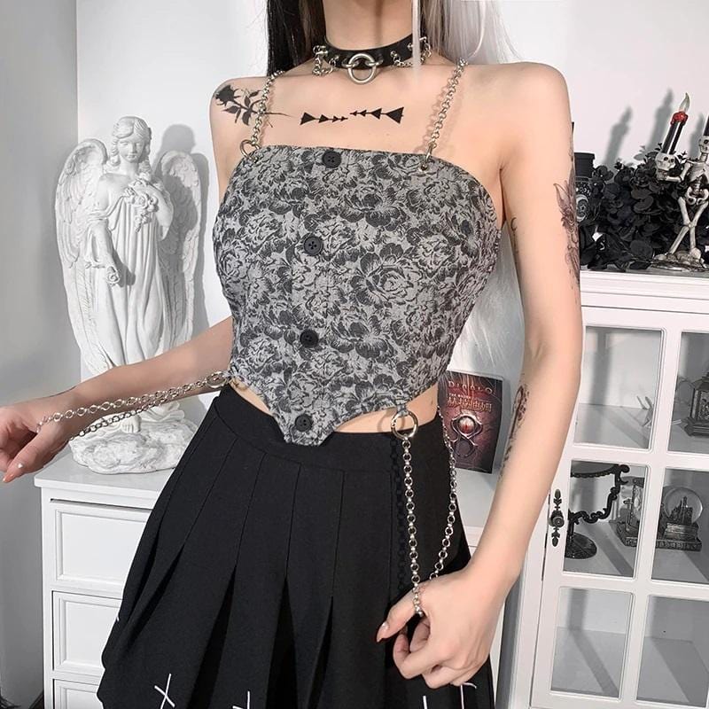 Chain of Sins Sexy Corset Top