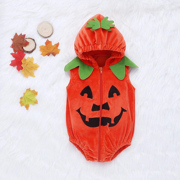 Baby Pumpkin Romper Costume