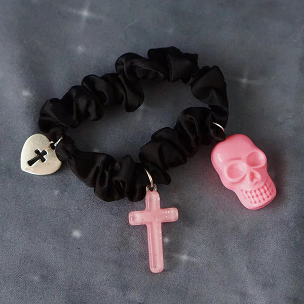 Gothic Skull Scrunchie