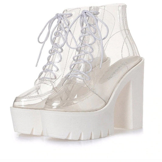 Transparent Gothic Boots