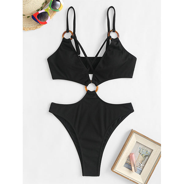 Halle Ribbed One-Piece Swimsuit