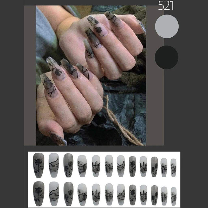 Love's Sorrow Fashion Nails