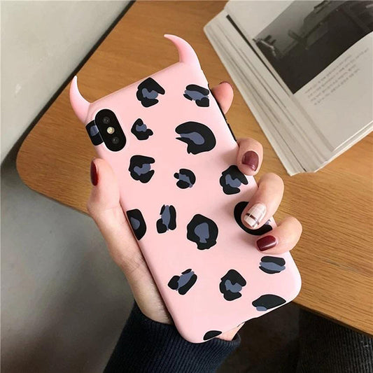 3D Devil Leopard Phone Case