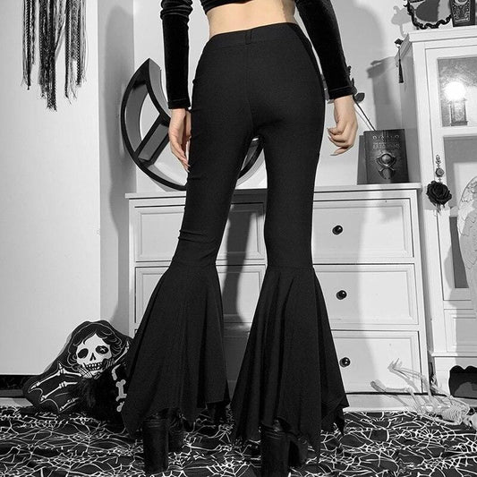 Black Witch Flare Pants