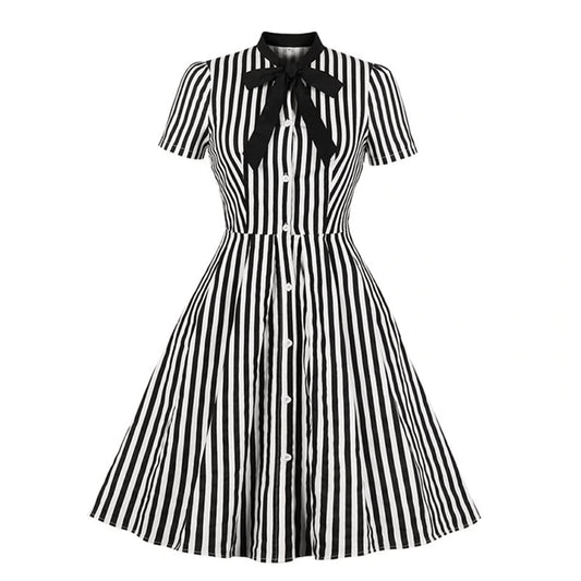 Asher Vintage Stripe Dress
