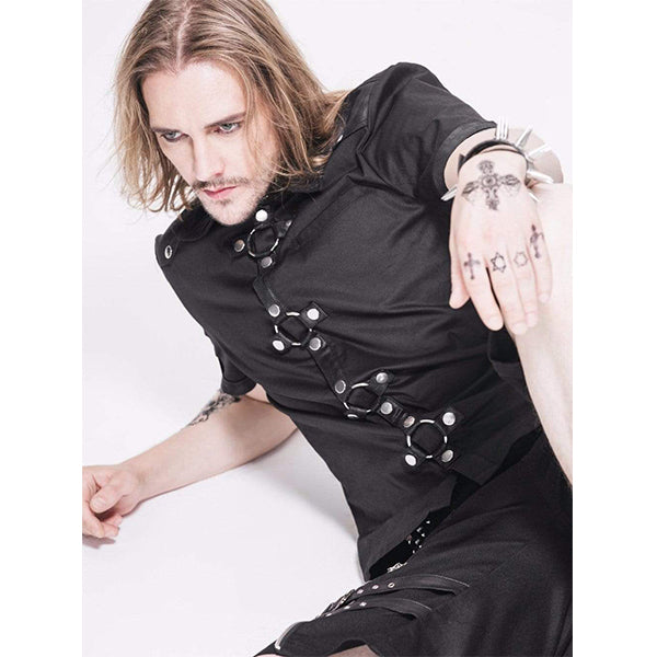 Devil Steampunk Black Shirt