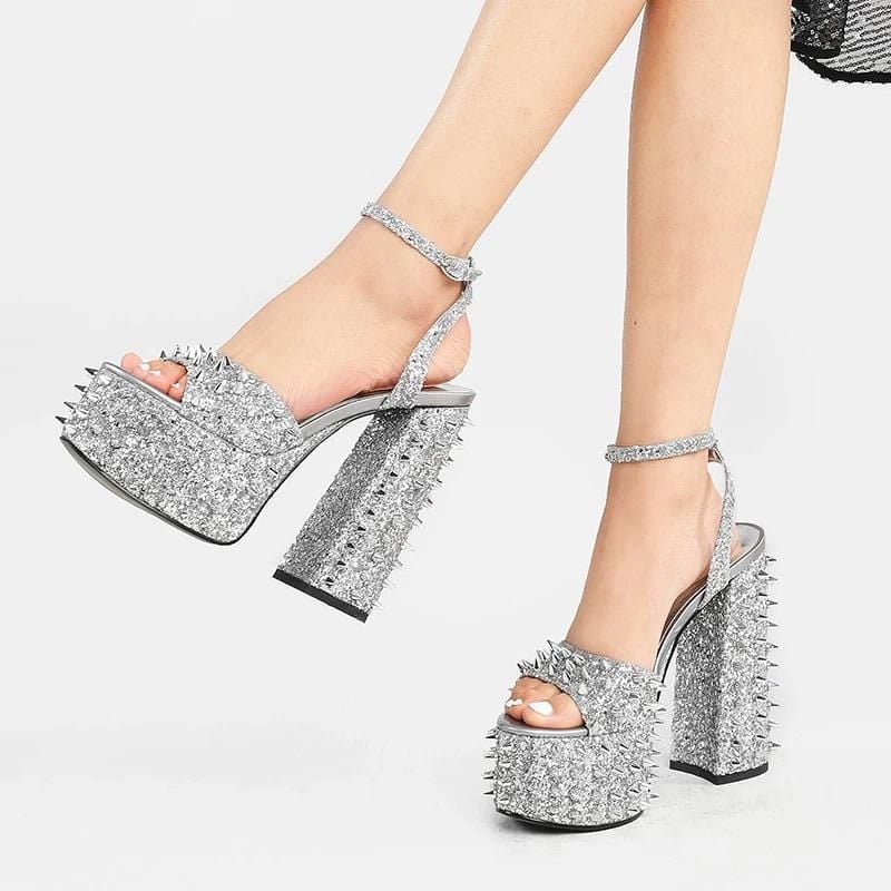 Hell's Thorns Platform Sandals