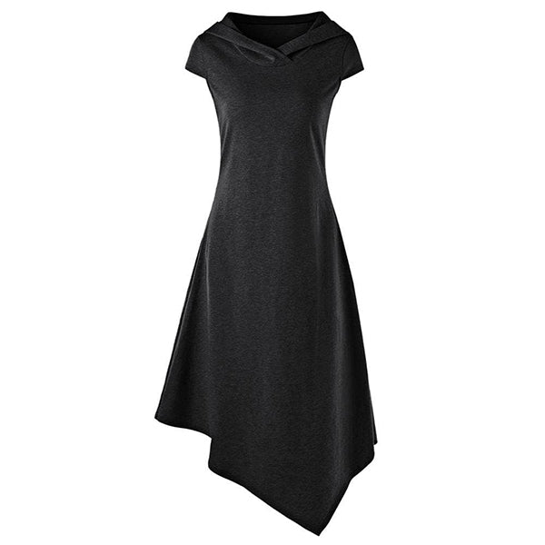 Asymmetrical Sleeveless Hoodie