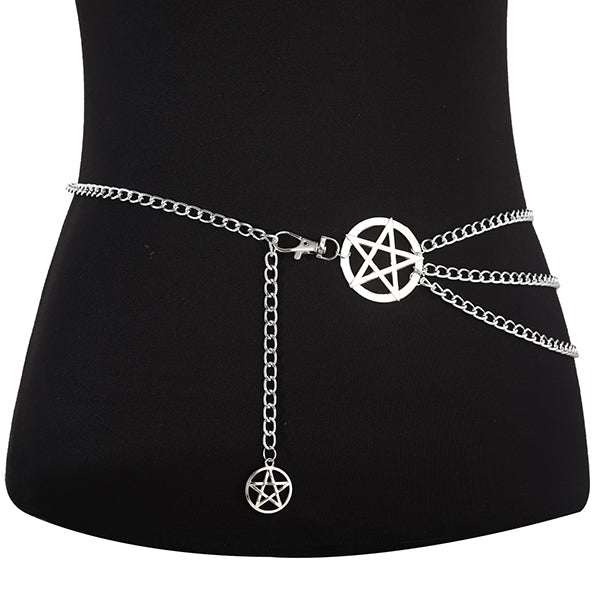 Pentagram Chain Belt
