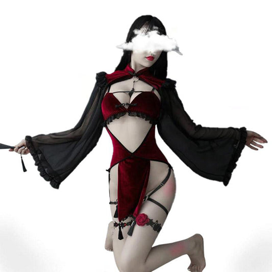 Red Retro Enchantress Lingerie