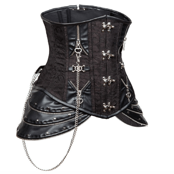 Hellebore Gothic Underbust Corset Steel Bone