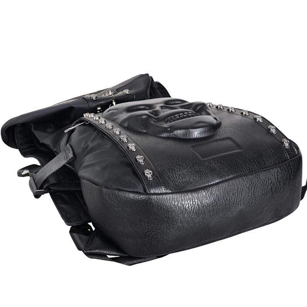 Dark Skull Hoodie Backpack