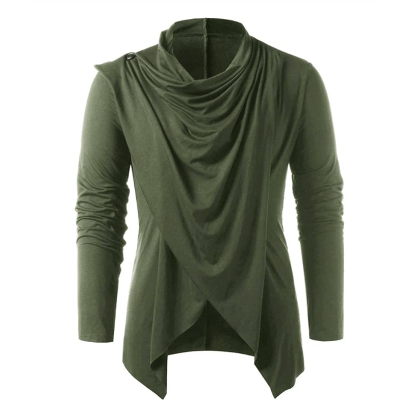 Gothic Long Sleeve Irregular Shirt