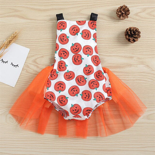 Ghostling Pumpkin Baby Rompers