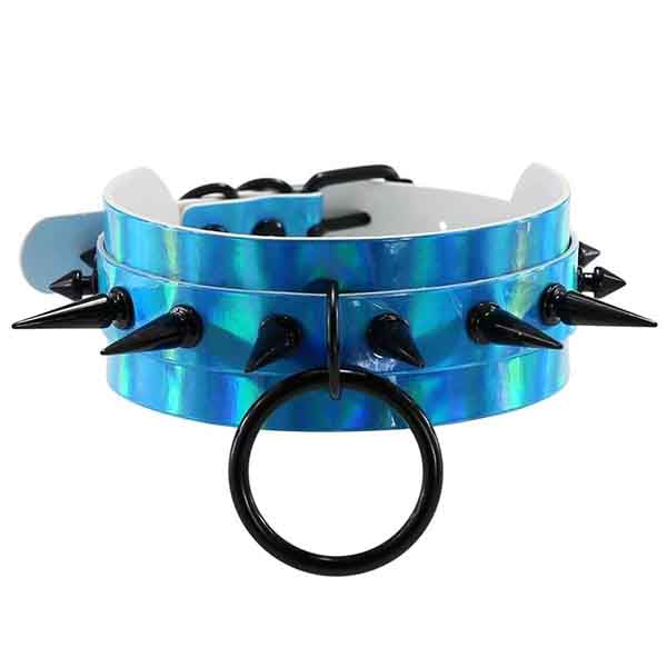 Sharpy Holographic Choker Necklace