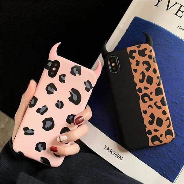 3D Devil Leopard Phone Case