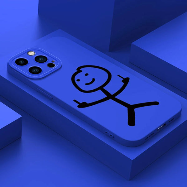 Comic Stickman Phone Case