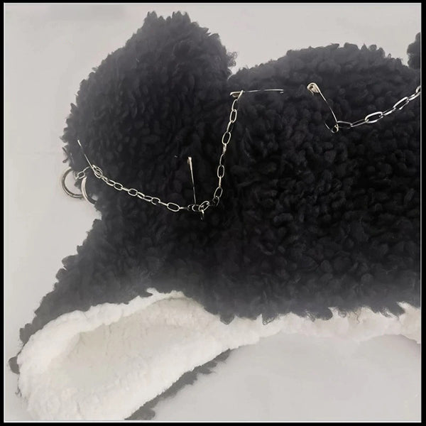 Black Bear Ear Beanie