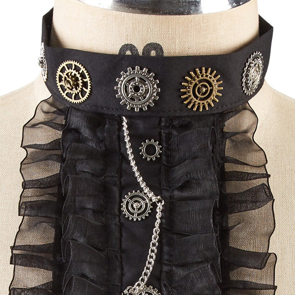 Steampunk Lace Detachable Collar