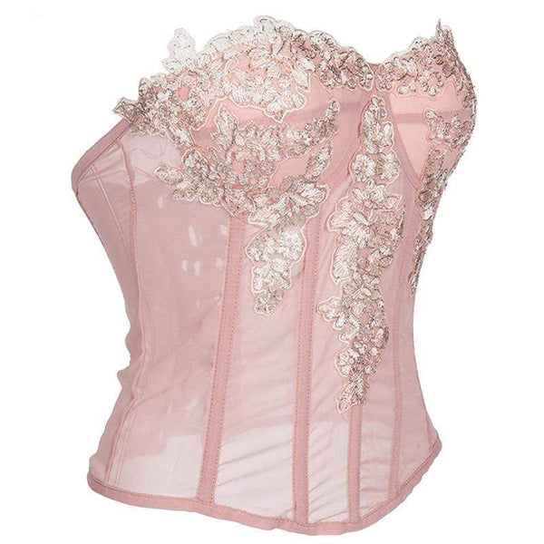 Sexy Floral Lingerie Corset