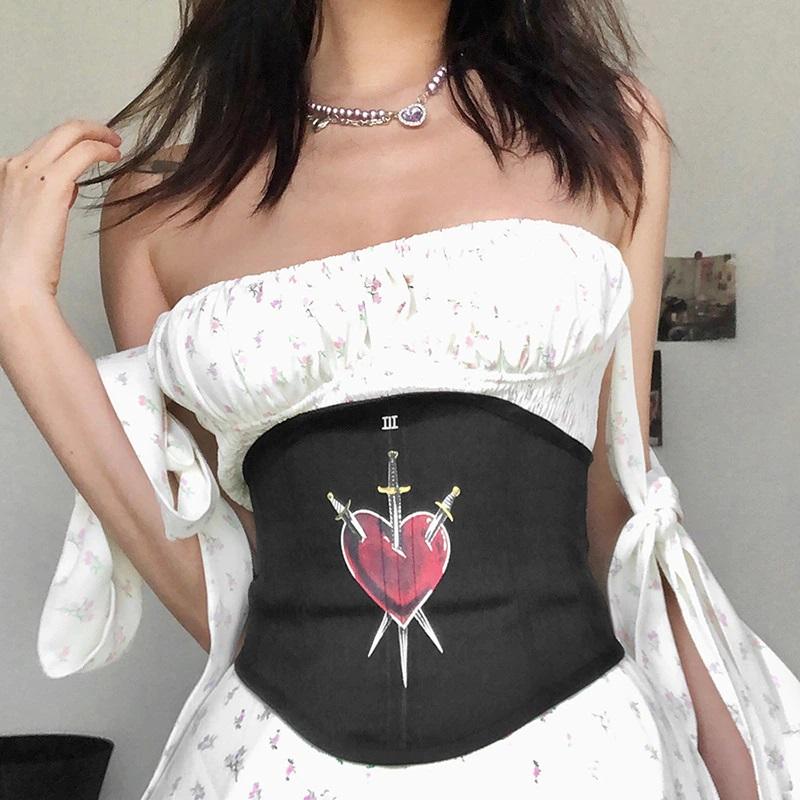 Heartbreak Black Corset Belt