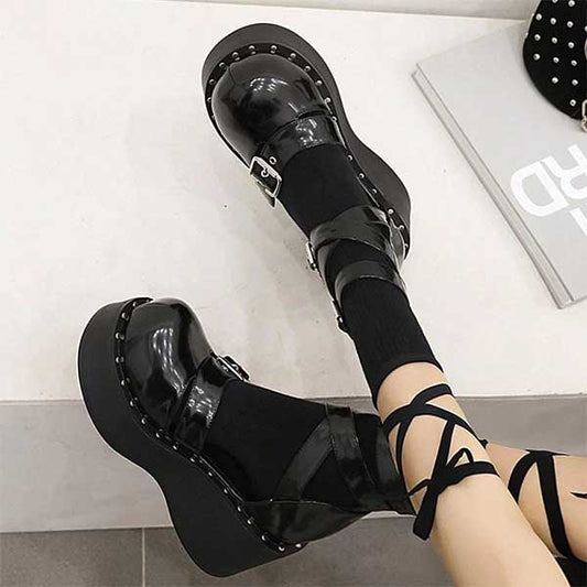 Black Eve Mary Jane Shoes