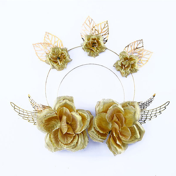 Gothic Floral Goddess Halo