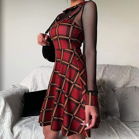 Tartan Checkered Plaid Dress