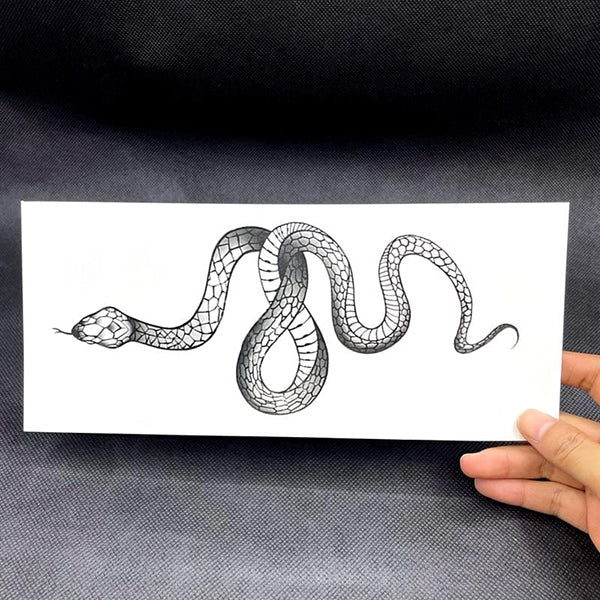 Black Snake Tattoo Sticker