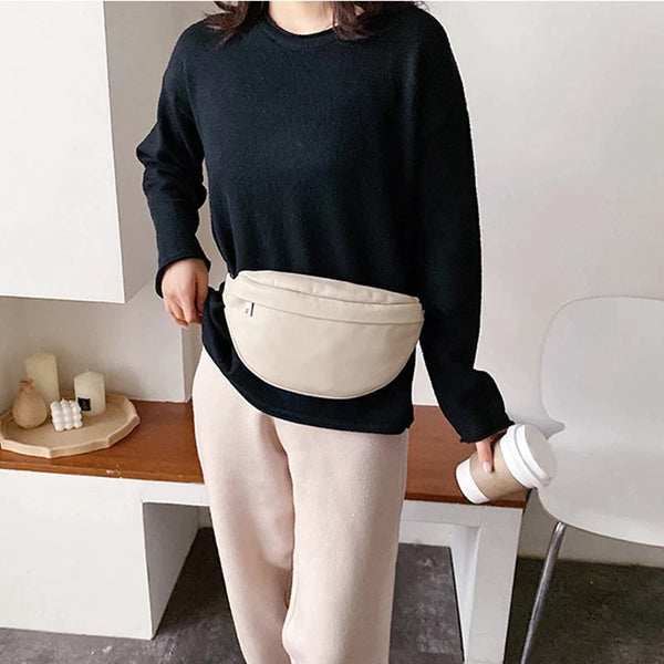 Minimalist Leather Bum Bag