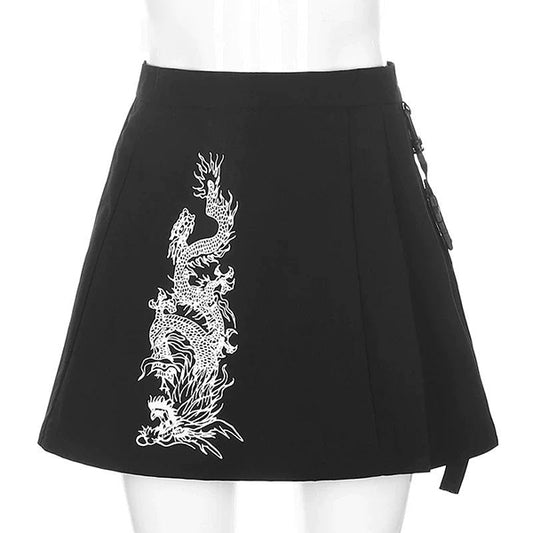 Vintage Black Gothic Skirt