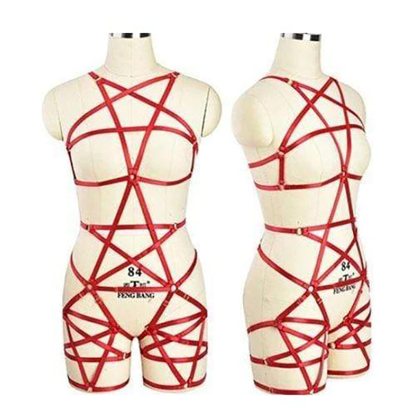Goth Rave Body Harness Selection