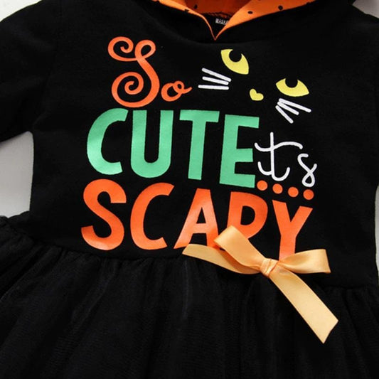 Cute & Scary Cat Halloween Outfit