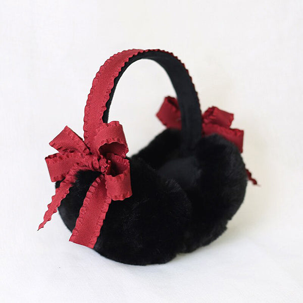 Lolita Lace Plush Earmuffs