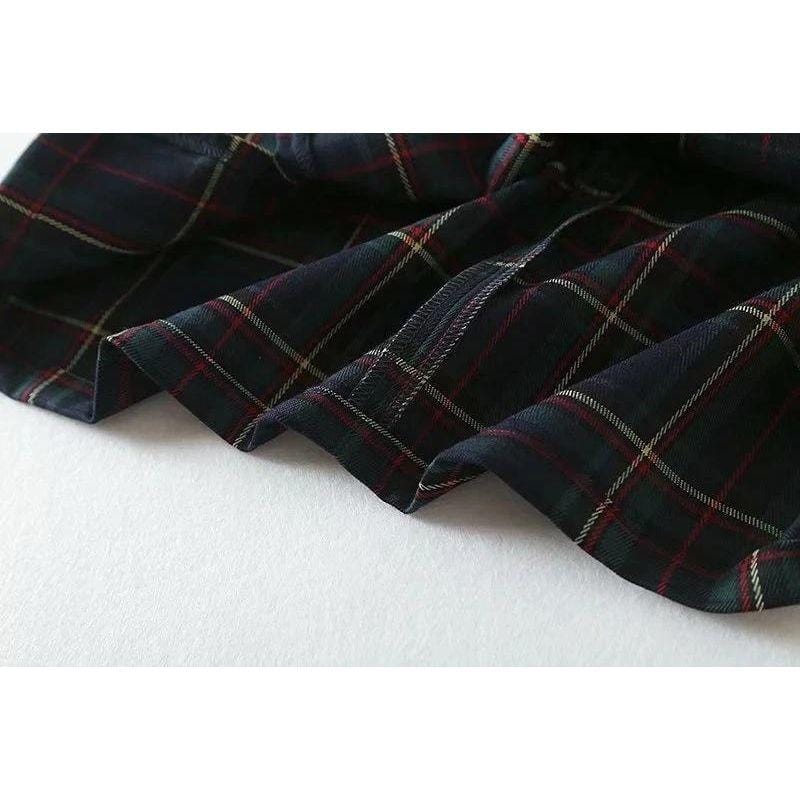 Detention Chic Plaid Mini Skirt