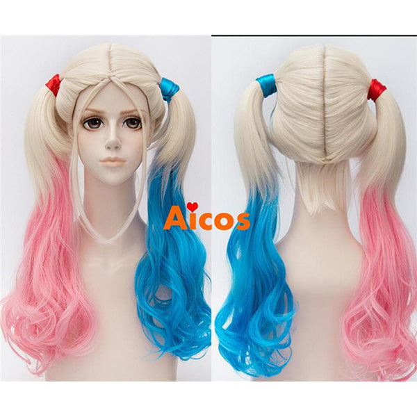 Synthetic Wigs Inspired by Harley Quinn