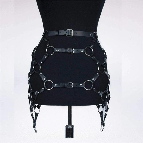Gothic Skirt Cage Harness