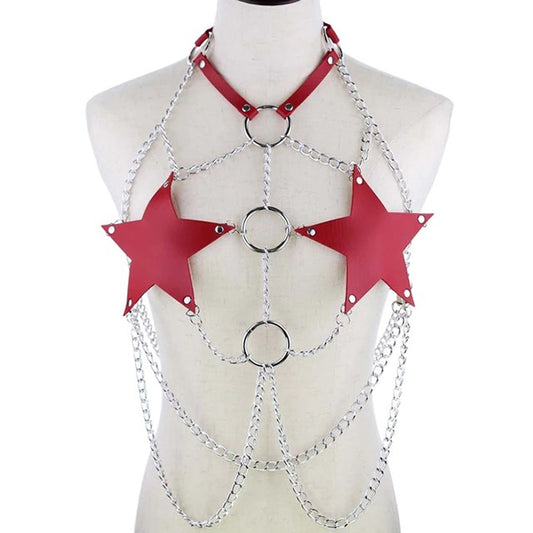 Chained Star Body Harness