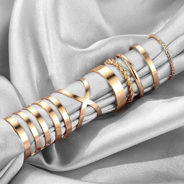 Bohemian Edgy Ring Sets