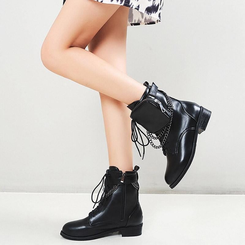Gothic Chain Rider Boots