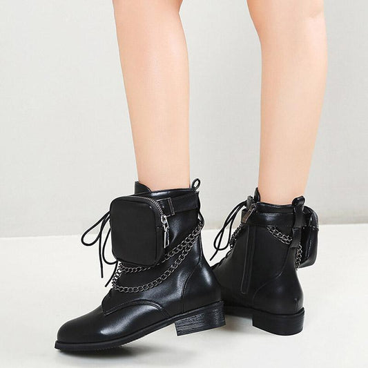 Gothic Chain Rider Boots