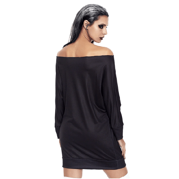 Gothic Skull Pumpkin Dress