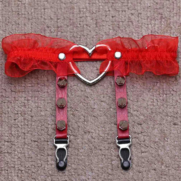 Love Punk Gothic Leg Garter