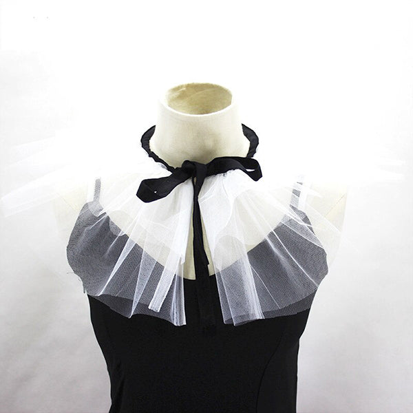 Tori Ruffle Mesh Collar