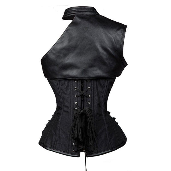 Black Armor Steampunk Corset