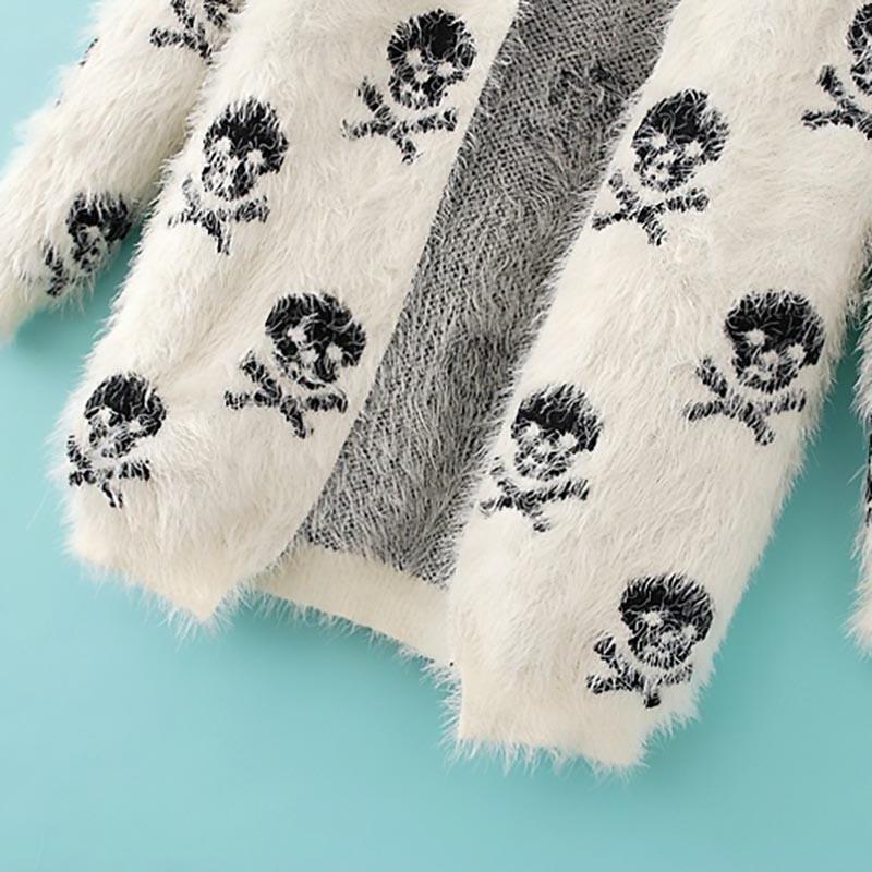 Elegant Skull Punk Coat
