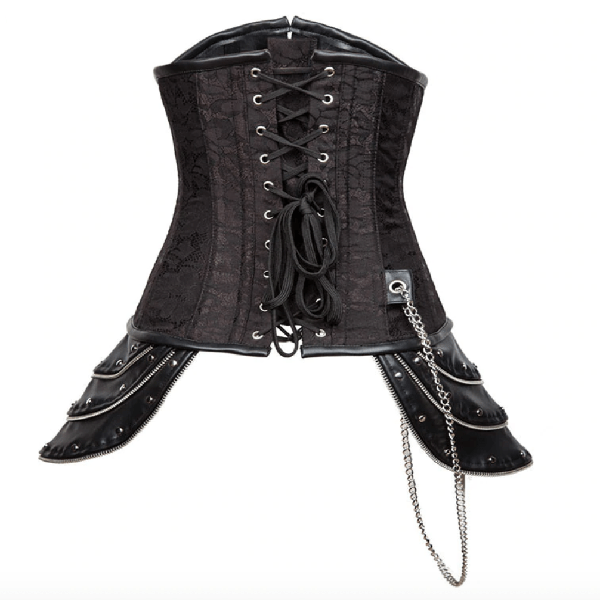 Hellebore Gothic Underbust Corset Steel Bone
